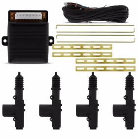 Trava Elétrica Automotiva Tech One Universal 4 Portas Dupla Serventia
