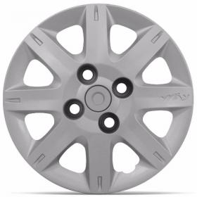 Calota Aro 13 Palio Fire 11 a 13 Cubo Alto Parafusada Prata