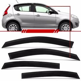 Jogo Calha de Chuva Palio G5 2012 2013 2014 2015 2016 Defletor 4 Portas  Marca: IMPORTADO