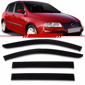 Jogo Calha de Chuva Stilo 2002 2003 2004 2005 2006 2007 2008 2009 2010 Defletor 4 Portas