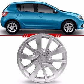 Calota Sandero 2014 2015 Aro 15 Prata Aro de Pressão Marca: GRID