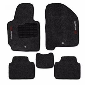 Tapete Carpete Cerato Preto 2014 Logo Bordado 2 Lados Dianteiro