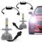 Kit Lâmpada Super LED Headlight H4 6000K 12V 24V 32W 2200LM Efeito Xenon