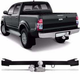 Engate Reboque Rabicho Hilux SRV 05 a 15 CD Para-choque Embutido