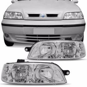 Farol Palio Siena Strada Weekend G2 01 02 03 04 05 06 07 Máscara Cromada Foco Duplo