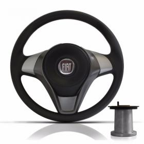 Volante Universal Palio Novo Cinza com Cubo