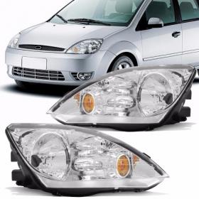 Farol Fiesta Hatch Sedan 2003 2004 2005 2006 2007 Ford