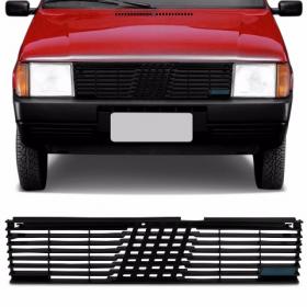 Grade Dianteira Uno Prêmio Elba 86 a 90 Fiorino 89 90 Preta com Emblema