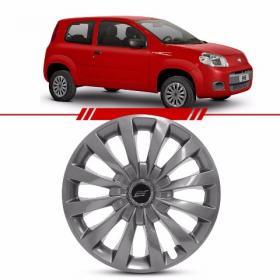 Jogo Calota Black Esportiva Aro 13 Universal 4x100 4x108 4 Peças