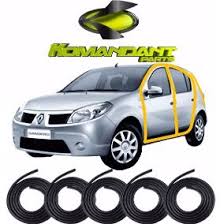Kit Borrachas Vedação 4 Portas Sandero Symbol Duster Logan